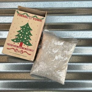 NEW Vintage mica snow